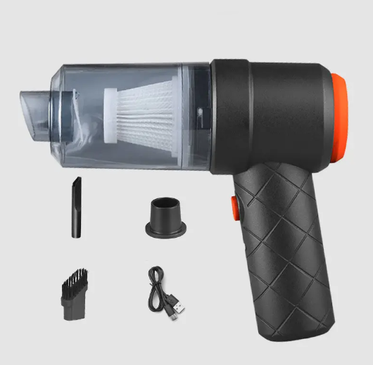 Mini aspirator auto portabil 3-in-1